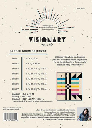 Visionary Quilt Pattern by Taralee Quiltery