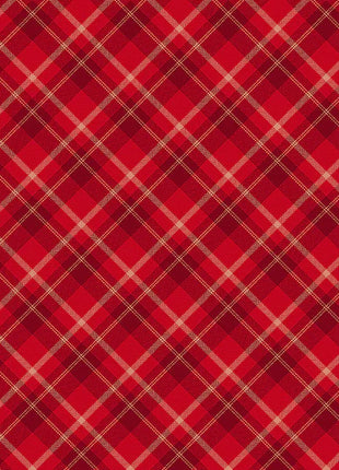 Playful Plaids- Dark Red