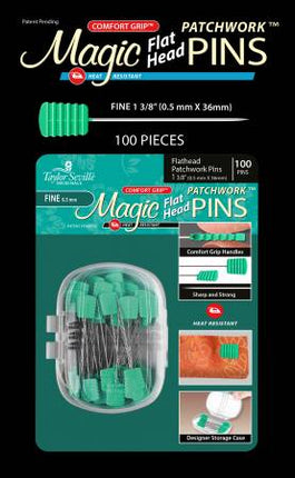 Magic Pins Flat Head Patchwork Fine 100 pc