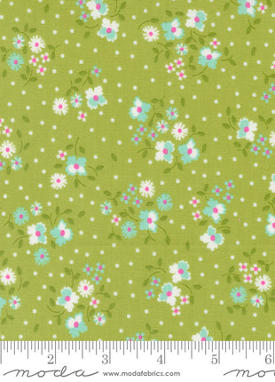 Pistachio Flower Dot Small Floral