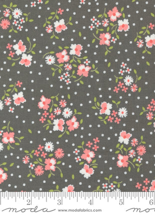 Slate Flower Dot Small Floral