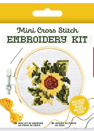 Mini Cross Stitch Sunflower