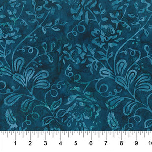 Dark Teal Floral