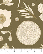 Olive Etching Floral