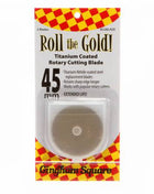 Roll the Gold Titanium Blade 45mm