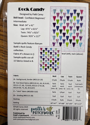 Rock Candy Quilt Pattern