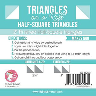 Triangles on a Roll HST 2 inch