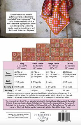 Granny Patch Quilt Pattern