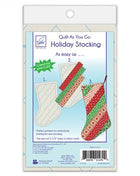 Quilt-as-you-go Stripes Stocking