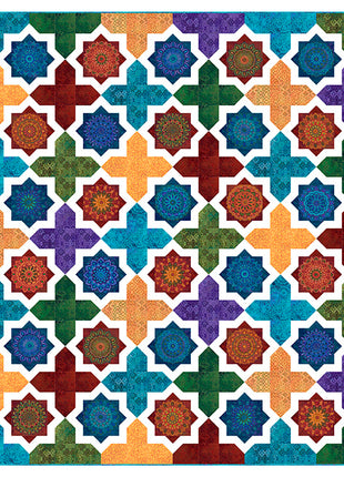 Moroccan Tiles Quilt Pattern