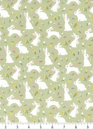 Bunny Trail Bunnies Green